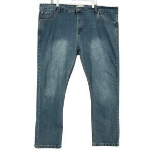 Smith And Mills Blue Denim Tailored Fit Comfort Stretch Jeans Size 46 X 30